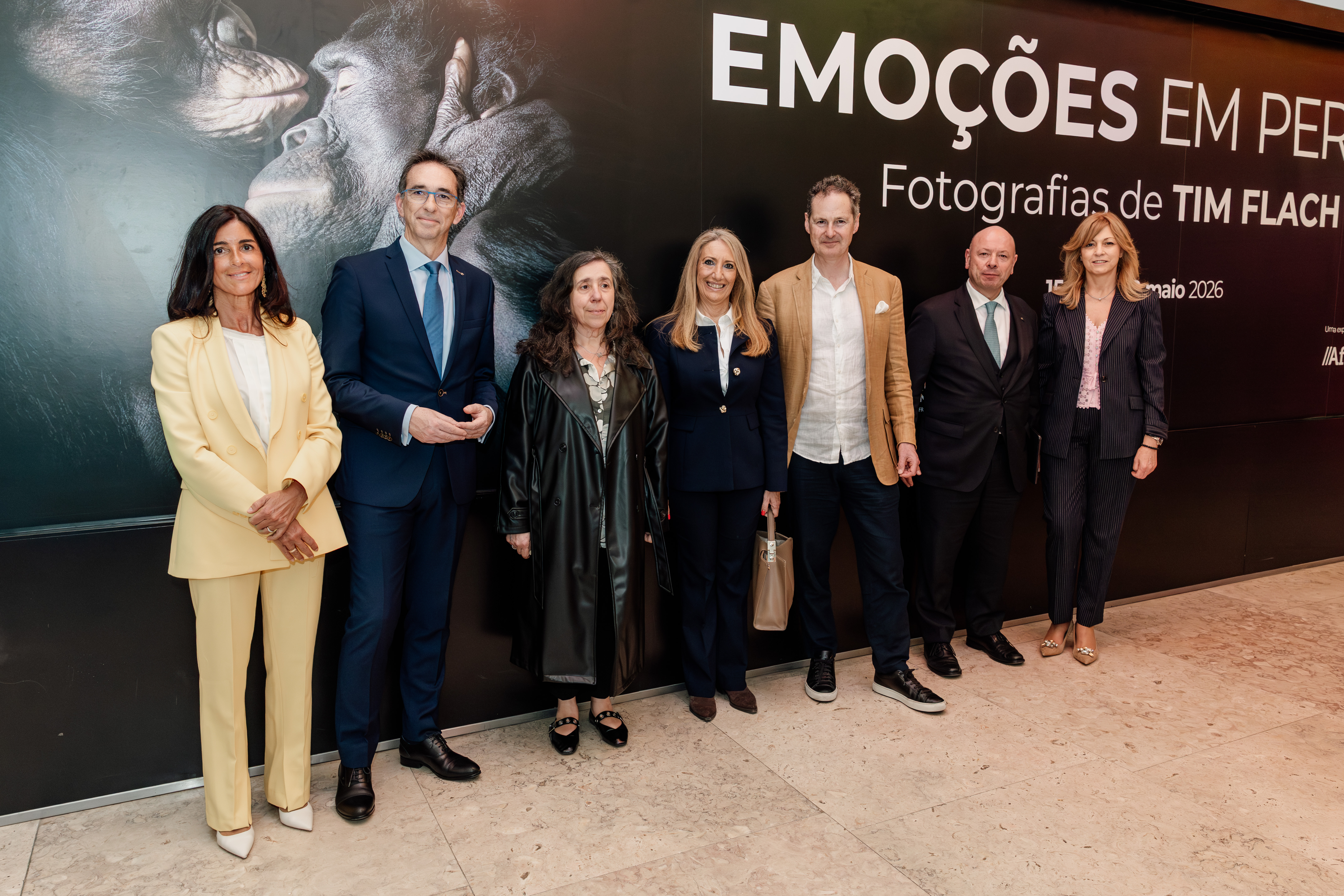 Afundación e ABANCA inauguran en Lisboa a exposición «Emocións en perigo, fotografías de Tim Flach»