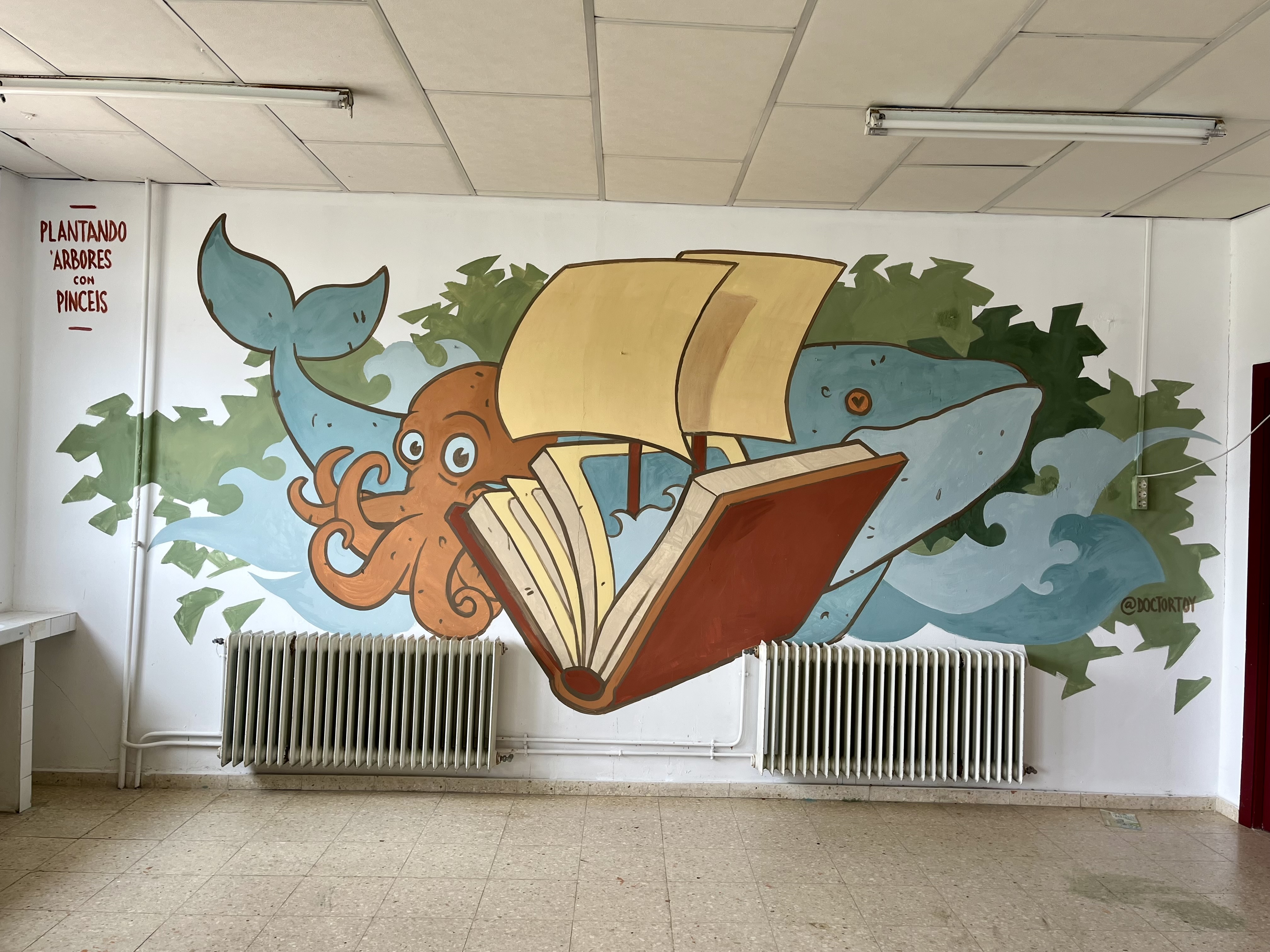 Vuelve a los centros escolares «Plantando árboles con pinceles», el proyecto de Afundación que une cultura y sostenibilidad