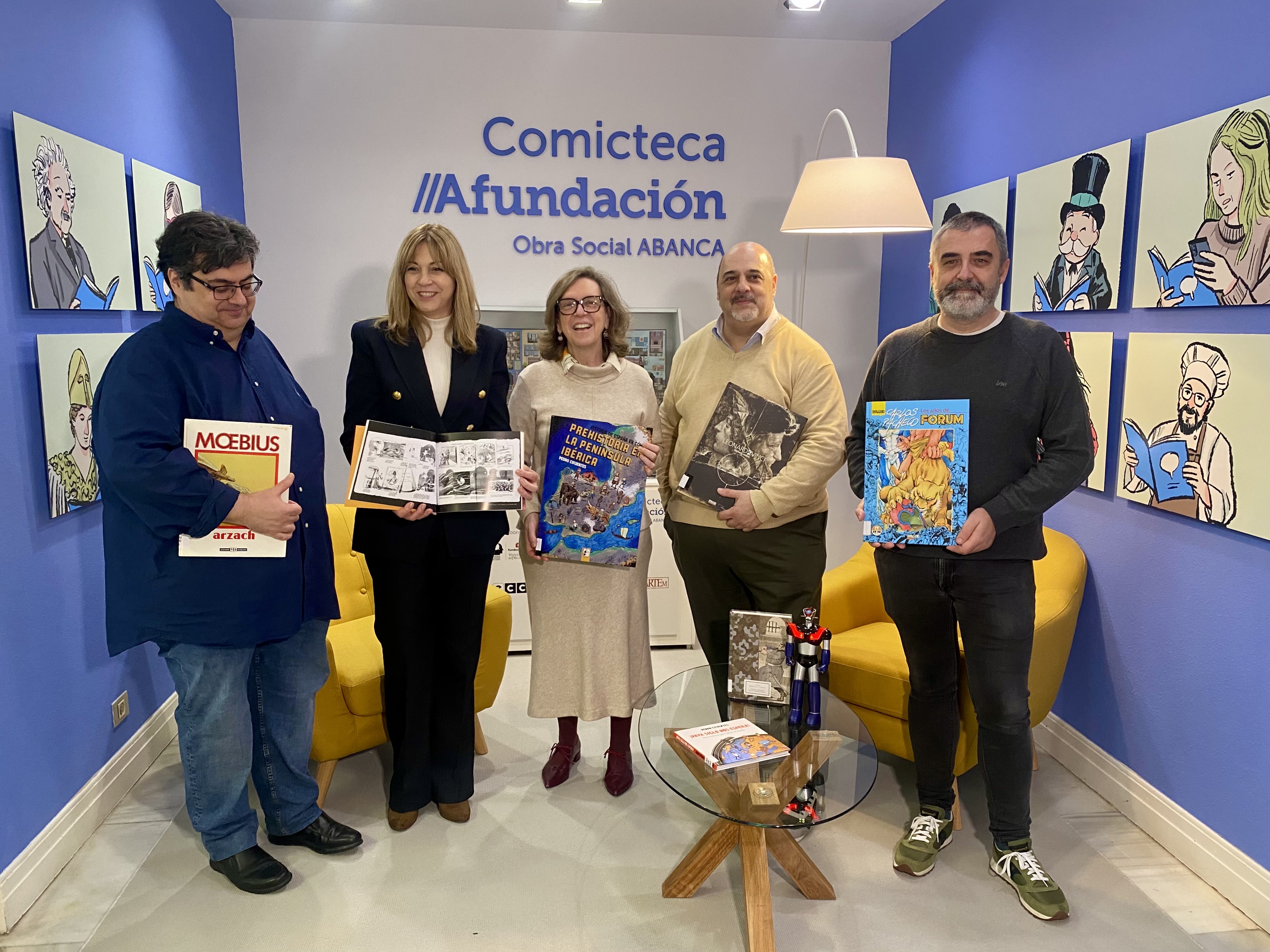 Afundación presenta en Vigo la Comicteca, la biblioteca especializada en cómic pionera en Galicia