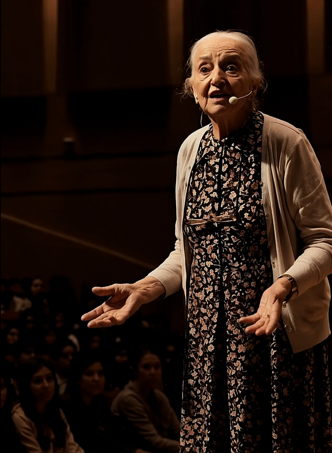 A avoa xerada por IA que triunfa na internet, iaia Visenta, e o seu creador, en Afundación