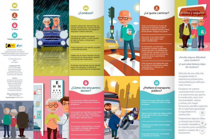 Taller de seguridad vial en el Espazo +60 Afundación de Ourense