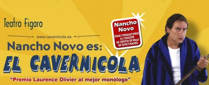 Nancho Novo protagoniza el monólogo más representado de la historia de Broadway: El cavernícola